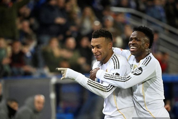 Real Madrid, Kylian Mbappe, Alvaro Arbeloa, Vinicius Jr, Penilaian Arbeloa Soal Duet Vinicius-Mbappe: Mereka yang Terbaik di Dunia