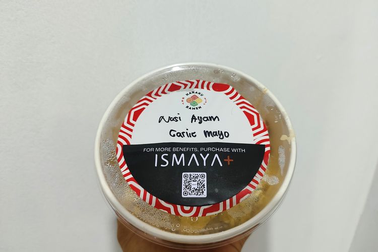 Rice Bowl, haraku ramen, makanan untuk ultah kantor, nasi ayam garlic mayo, nasi ayam jepang, Menyantap Rice Bowl Nasi Ayam Garlic Mayo, Cocok untuk Acara Kantor