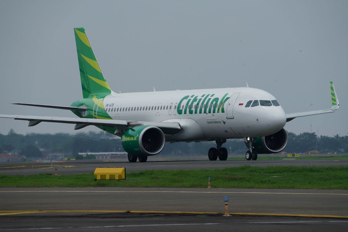 Citilink, pesawat, Diskon Tiket Pesawat Mudik Lebaran 2026, Citilink Beri Potongan hingga 21 Persen