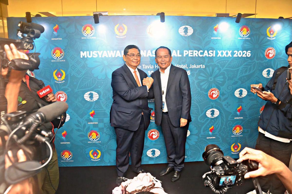 Percasi, Utut Adianto, Agustiar Sabran, catur, Agustiar Sabran Resmi Jadi Ketum Percasi 2026–2030, Era Baru Digitalisasi Catur Dimulai