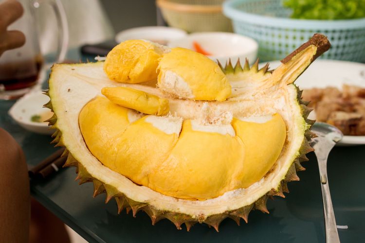 durian, Durian buah nasional Indonesia, Durian, Zulkifli Hasan, durian buah nasional indonesia, Bareng Eko Patrio Cicip Durian Kalbar, Zulhas: Mantap, Bijinya Tipis