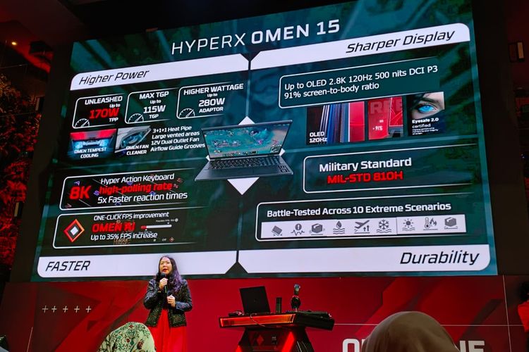 laptop, HyperX, HyperX Omen 15, Laptop Gaming HP HyperX Omen Pertama di Indonesia Meluncur, Ini Harganya
