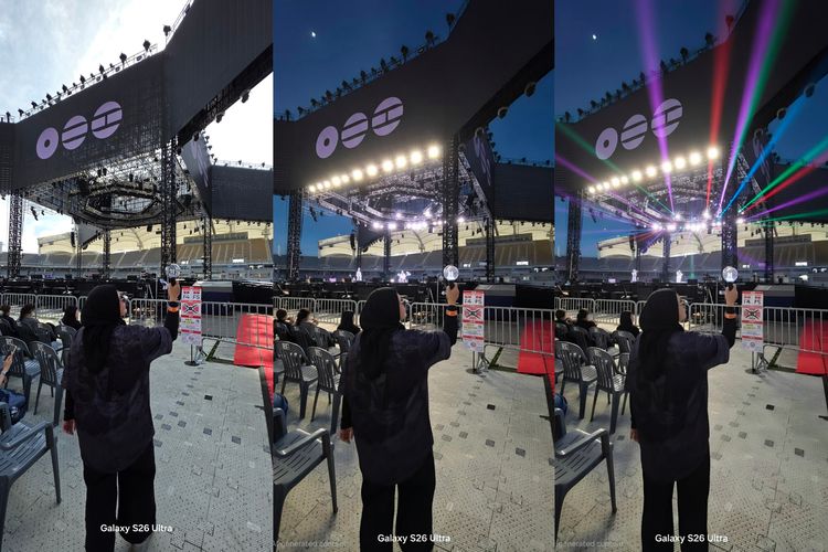 Galaxy AI, Galaxy S26, AI Eraser, konser, Galaxy S26 Ultra, Pakai Fitur AI Eraser Galaxy S26 Ultra di Konser BTS Arirang, Bisa 