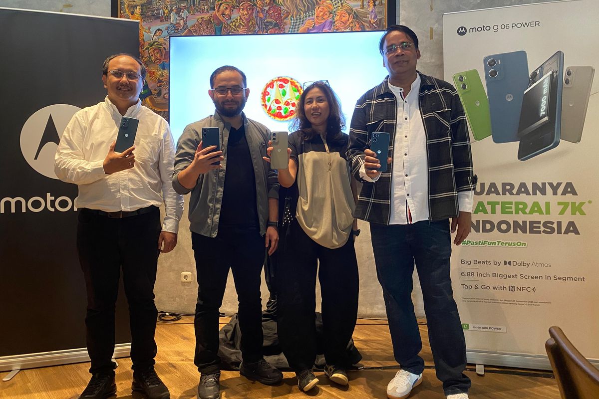 Motorola, Moto G06 Power, harga Moto G06 Power, spesifikasi Moto G06 Power, HP Motorola G06 Power Rilis di Indonesia, Baterai Jumbo Harga Rp 1 Jutaan