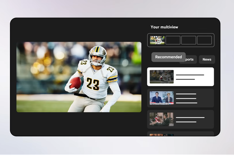 Multiview, Google, YouTube, YouTube Perluas Fitur Multiview, Bisa Tonton 4 Video dalam Satu Layar