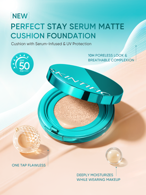 serum, cushion, Serum Cushion, 6 Rekomendasi Serum Cushion, Ringan dan Flawless di Kulit Wajah, 1. Skintific Perfect Stay Serum Matte Cushion Foundation SPF 50 PA++++, 2. Y.O.U Cloud Touch Glasting Glow Serum Cushion SPF 50 PA++++, 3. ESQA Flawless Cushion Serum SPF 50+ PA+++, 4. Pixy Airy Blur Serum Cushion, 5. Hanasui Serum Cushion, 6. Glowsophy Cover Fit Serum Cushion
