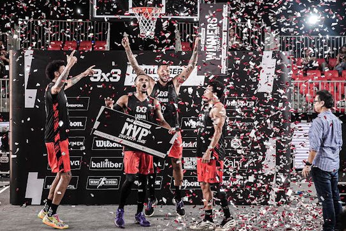 Lugano, basket, FIBA 3x3, FIBA 3x3 Challenger Jakarta 2025, Basket 3x3, lugano, Basket 3x3 indonesia, FIBA 2023, FIBA 3x3 Challenger Jakarta 2025: Lugano Juara, Sedot Ribuan Penonton