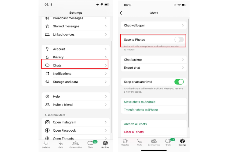 cara menonaktifkan download otomatis di WhatsApp, Cara mematikan unduhan otomatis di WhatsApp, Matikan Fitur WhatsApp Ini dan Memori HP Bakal Lebih Lega, 1. Menonaktifkan penyimpanan otomatis WhatsApp ke galeri Android, 2. Menonaktifkan download otomatis WhatsApp Android, 3. Menonaktifkan penyimpanan otomatis WhatsApp ke galeri iPhone, 4. Menonaktifkan download otomatis WhatsApp iPhone