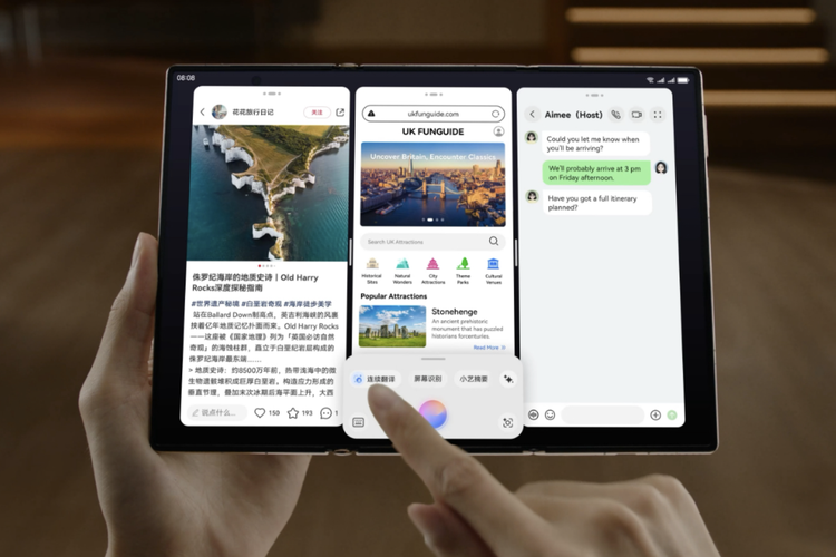 Smartphone, huawei, Huawei Mate XT Ultimate Design, hp lipat tiga, hp lipat tiga huawei, huawei mate xts, harga Huawei Mate XTs, spesifikasi Huawei Mate XTs, hp lipat tiga Huawei Mate XTs, Huawei Mate XTs Resmi, HP Lipat Tiga Generasi Kedua