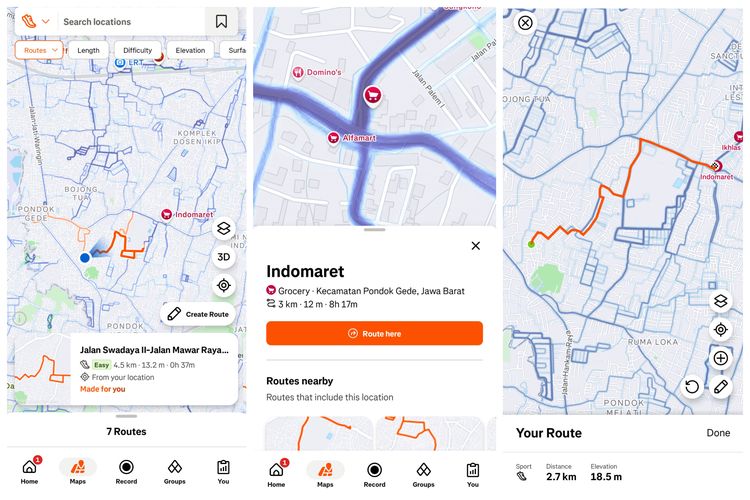 Strava, rute lari, Cara bikin rute lari, strava, cara bikin rute lari, Bisa dari HP, Ini 3 Cara Bikin Rute Lari Sendiri di Strava