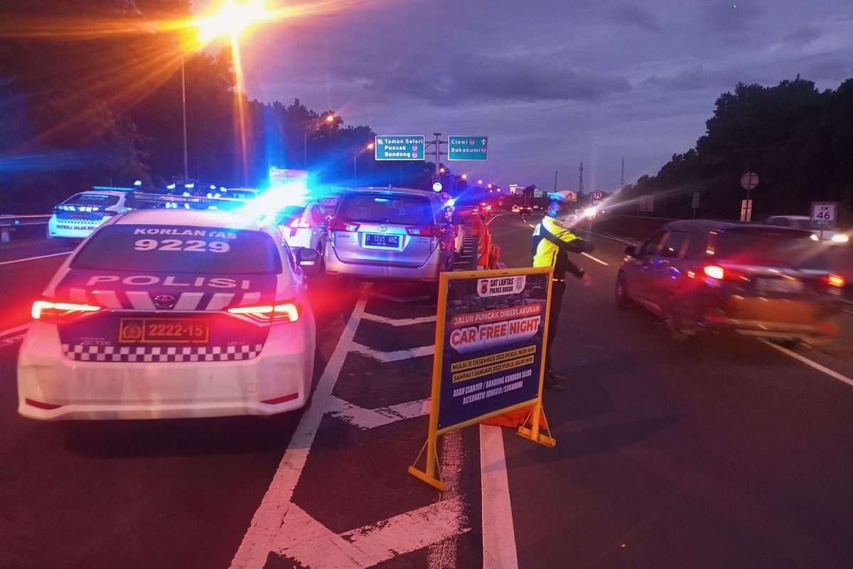 Polres Bogor, Jalur Puncak, Jalur Puncak Ditutup saat Malam Tahun Baru, Simak Jadwal Penyekatan