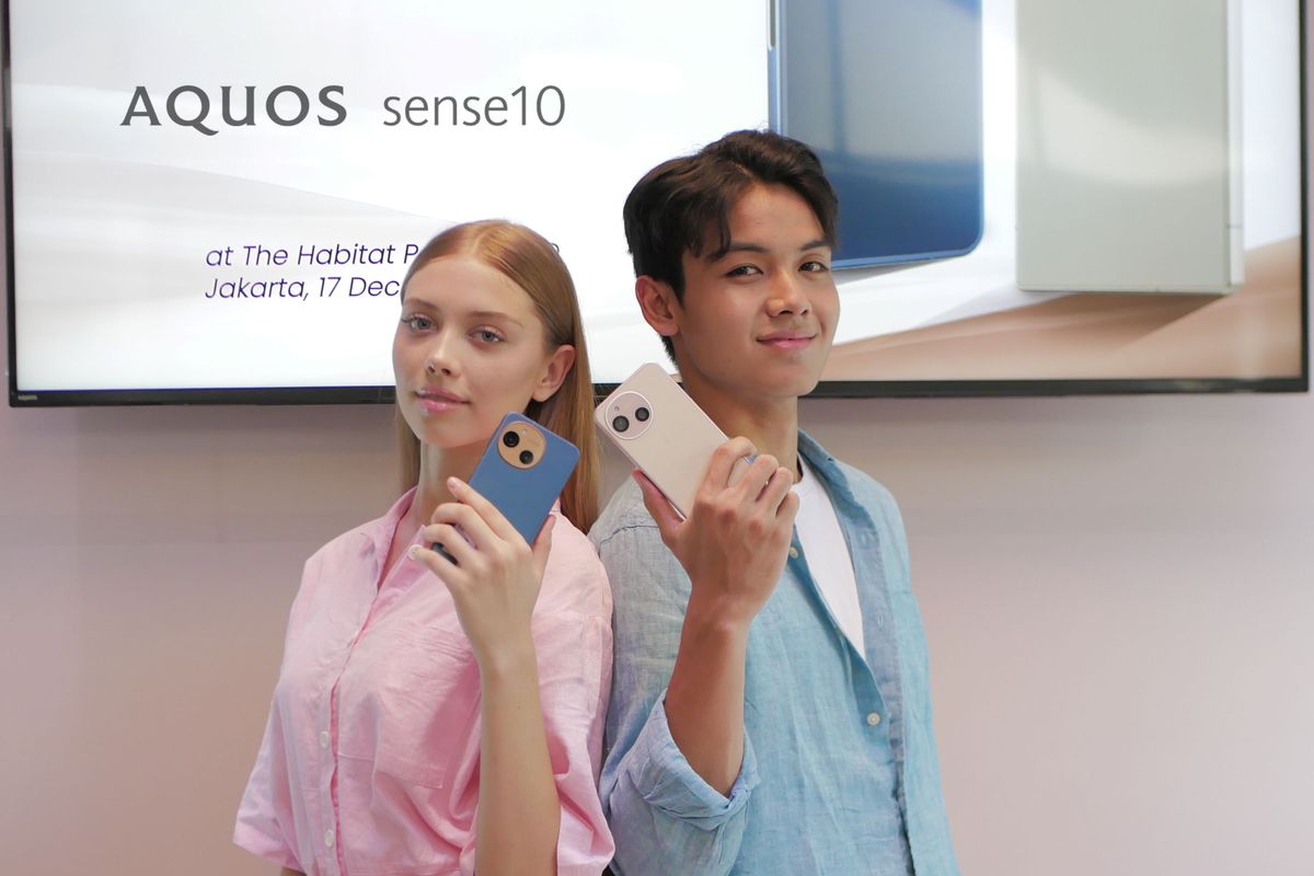 Sharp, smartphone, Sharp Aquos R10, Sharp Aquos Sense 10, HP Sharp Aquos R10 dan Sense 10 Resmi di Indonesia, Ini Harganya