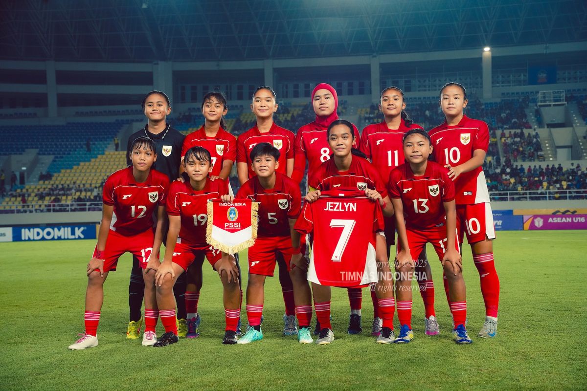 Indonesia vs Australia, Australia, Timnas Putri U-16, ASEAN Cup U-16 Putri, ASEAN U16 girl championship 2025, link live streaming timnas putri u16, Piala AFF Putri U16 2025, timnas putri u16 indonesia vs australia, Link Live Streaming Timnas Putri U16 Indonesia Vs Australia, Kickoff 19.30 WIB