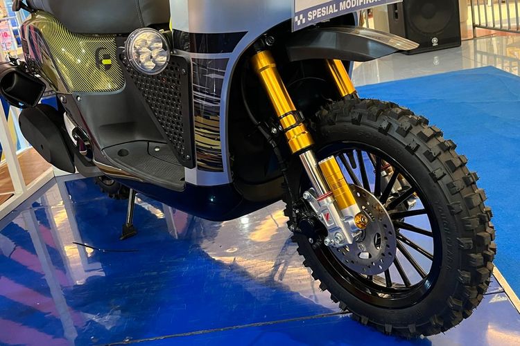 Yamaha Fazzio, Fazzio, modifikasi, Yamaha Fazzio Hybrid, Fazzio Modifest 2025, Modifikasi Yamaha Fazzio Bergaya Trail, Terinspirasi Kamen Rider