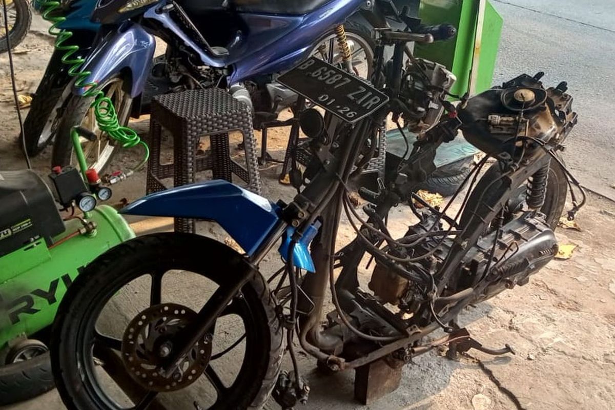 rangka, segitiga, rangka motor, Berapa Biaya Perbaikan Segitiga dan Rangka Motor?