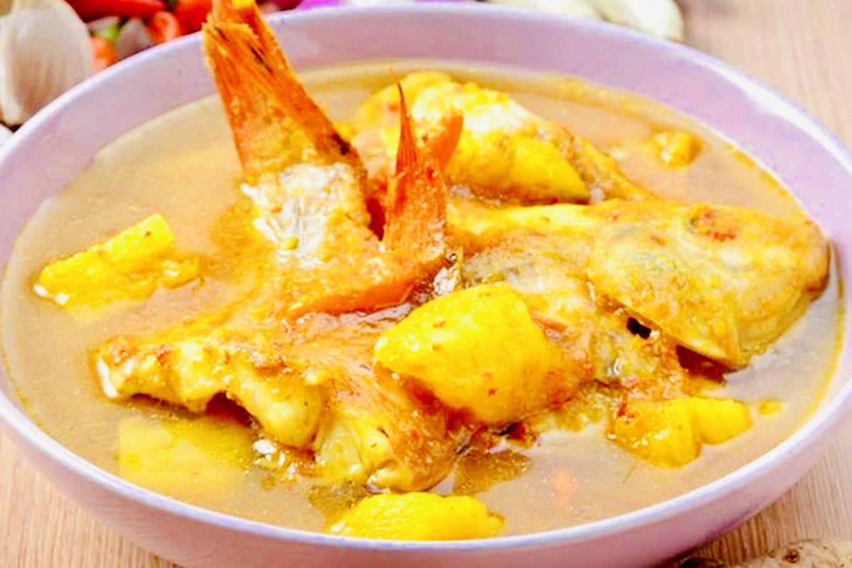 lempah kuning, Bangka Belitung, Resep Lempah Kuning, Ikan Berkuah Asam Segar Khas Pesisir Bangka