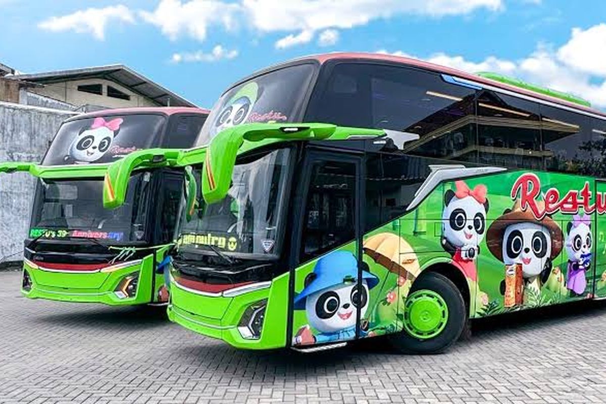 livery bus, bus AKAP, bus pariwisata, naik bus, desain bus, Deretan PO Bus yang Punya Livery Unik, dari AKAP hingga Pariwisata