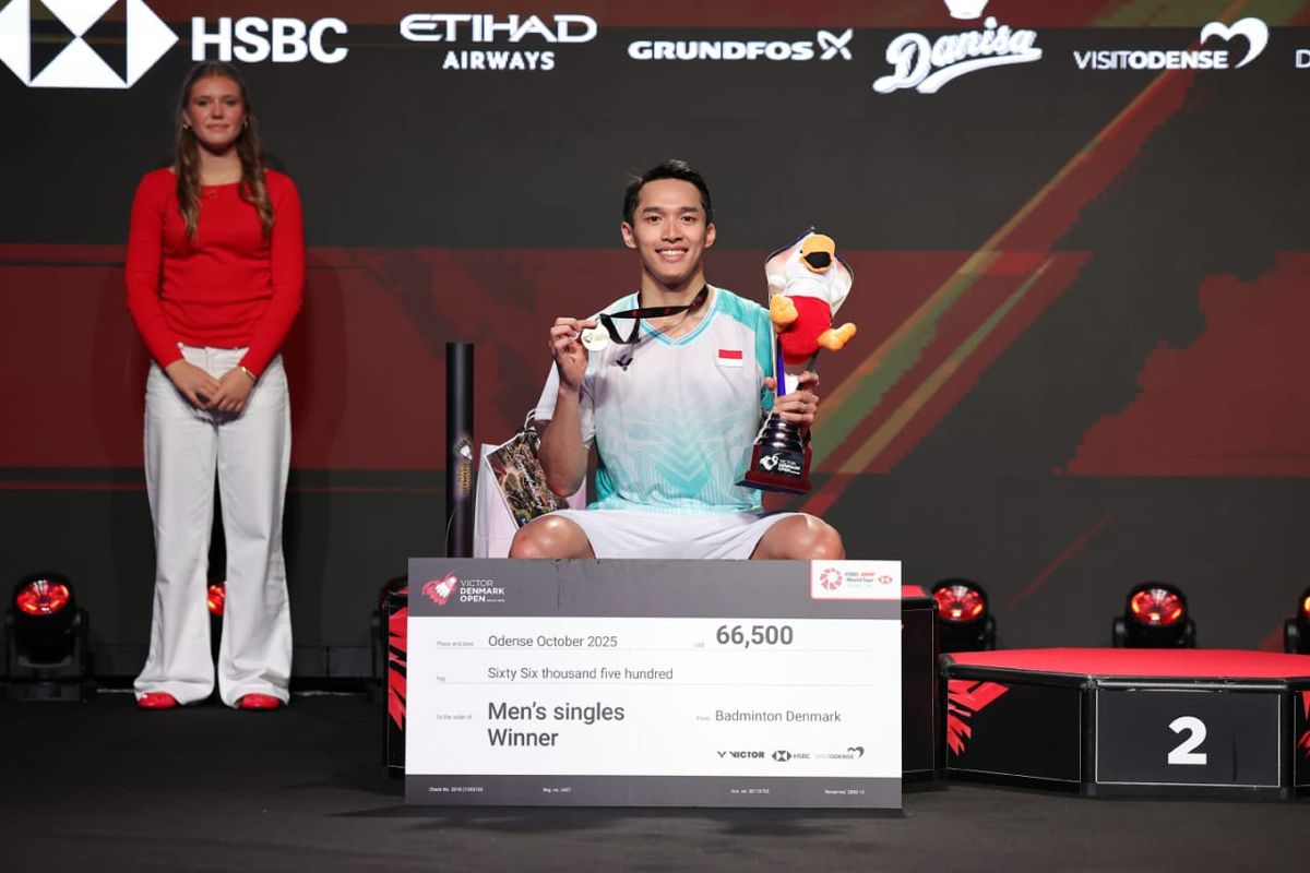 Jonatan Christie, Shi Yu Qi, PP PBSI, Denmark Open, denmark open 2025, Hasil Denmark Open 2025, jonatan christie juara denmark open 2025, Juara Denmark Open 2025, Jonatan Christie Taklukkan Tantangan