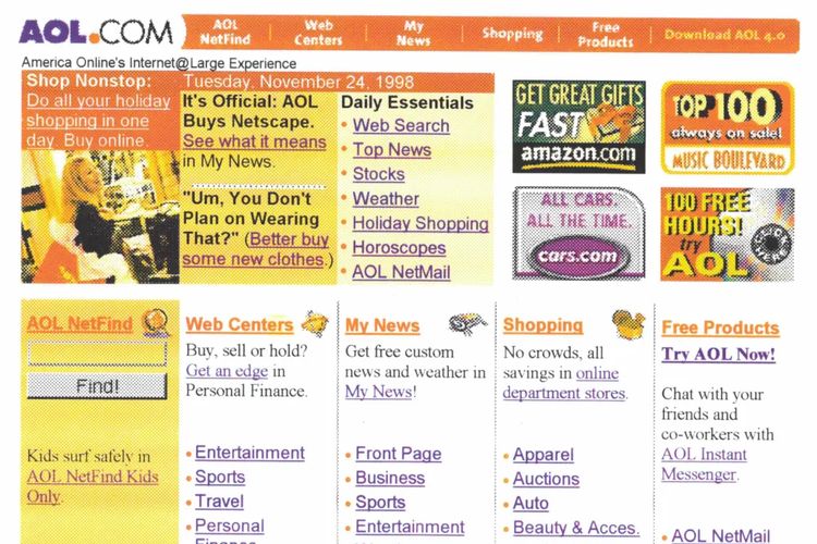 internet, Google, sejarah internet, tahun 90-an, internet zaman dulu, Flashback Internet Tahun 1998, dari Perang Browser hingga Google yang Baru Diluncurkan