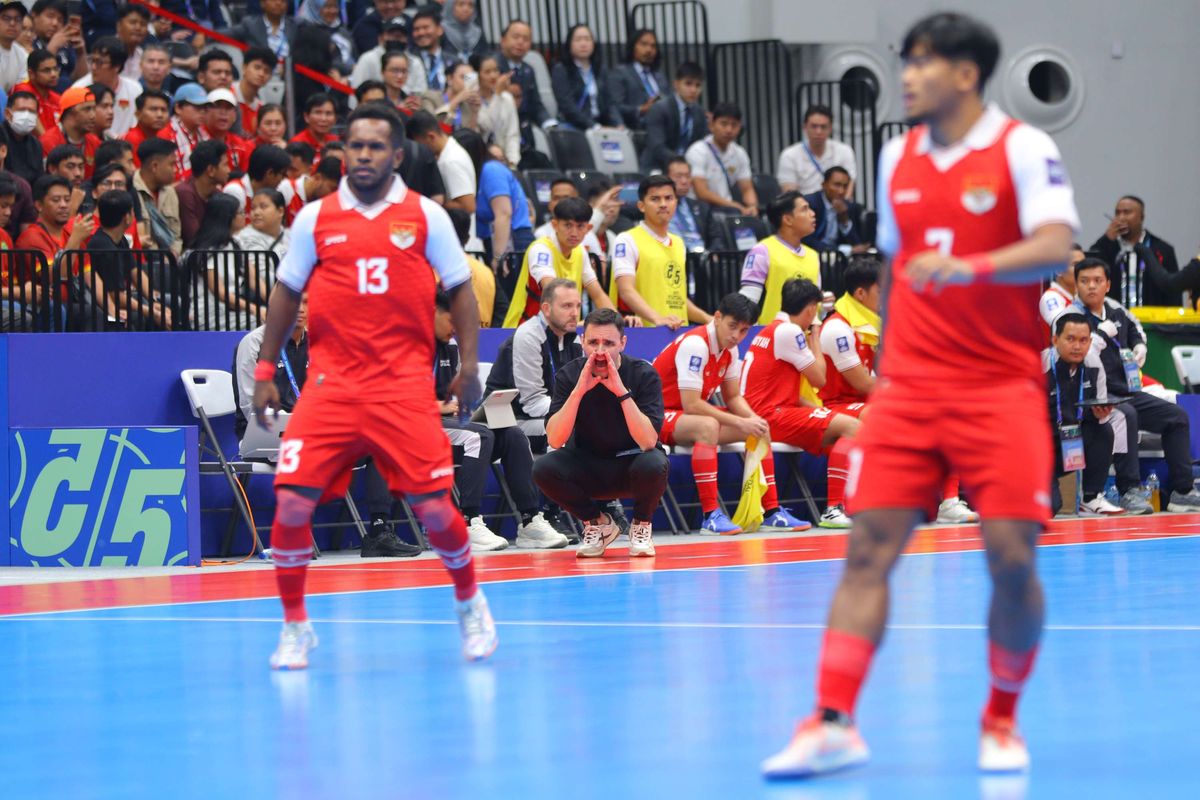 Futsal Indonesia, Iran, AFC Futsal Asian Cup, Piala Asia Futsal, AFC Futsal Asian Cup 2026, Hector Souto, Timnas Futsal Indonesia, Hector Souto Sorot Fasilitas Futsal Indonesia Usai Jadi Runner Up Piala Asia 2026