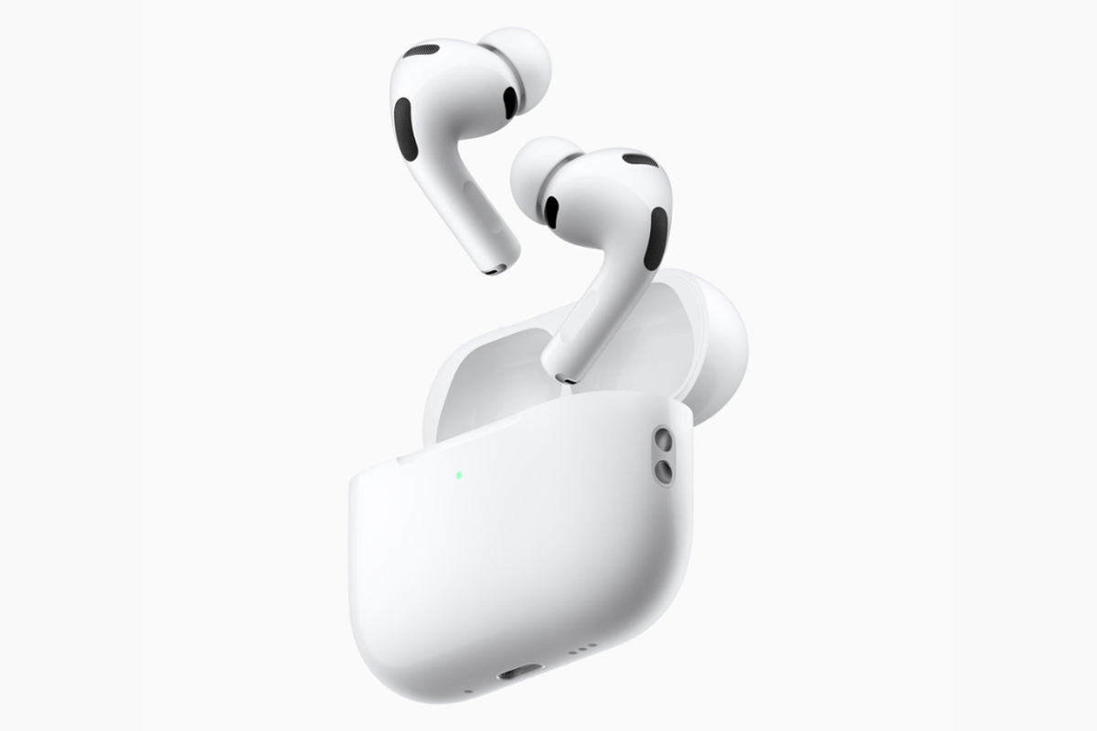 apple, AirPods, earbuds, pelacak kesehatan, Live Translate, AirPods Pro 3, spesifikasi AirPods Pro 3, harga AirPods Pro 3, TWS Apple AirPods Pro 3 Resmi, Bisa Monitor Detak Jantung dan Terjemahan Langsung, Punya fitur sensor detak jantung , Bisa lacak lebih dari 50 jenis aktivitas olahraga, Ada fitur live translate, Diklaim punya ANC terbaik di dunia, Tahan hingga 10 jam , Harga AirPods Pro 3
