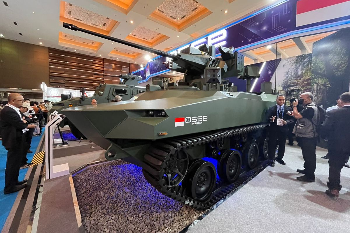 kendaraan tempur, P8 Light Tank, tank hybrid, Tank Hybrid, PT SSE, Mobil Hybrid, Tank Hybrid buatan Tangerang Siap Ekspor