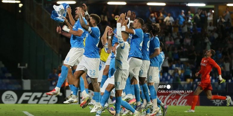 Napoli, Serie A, Fiorentina, Antonio Conte, Liga Italia, Amir Rrahmani, Rencana Antonio Conte Gantikan Amir Rrahmani di Lini Belakang Napoli