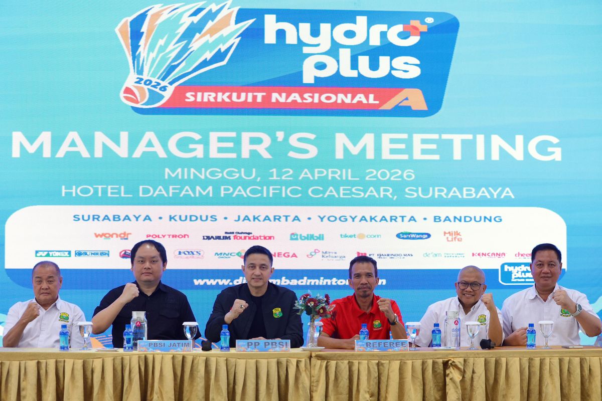 Surabaya, PBSI, Ricky Subagja, bulu tangkis, Sirkuit Nasional A 2026 Dibuka di Surabaya, Libatkan Lebih dari 1.100 Atlet