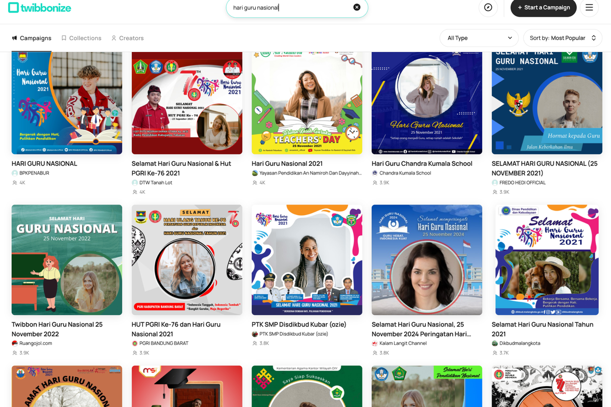 HGN 2025, Twibbon, Hari Guru Nasional, Canva, Twibbonize, twibbon hari guru nasional 2025, Link Download Twibbon Hari Guru Nasional 2025 buat Media Sosial