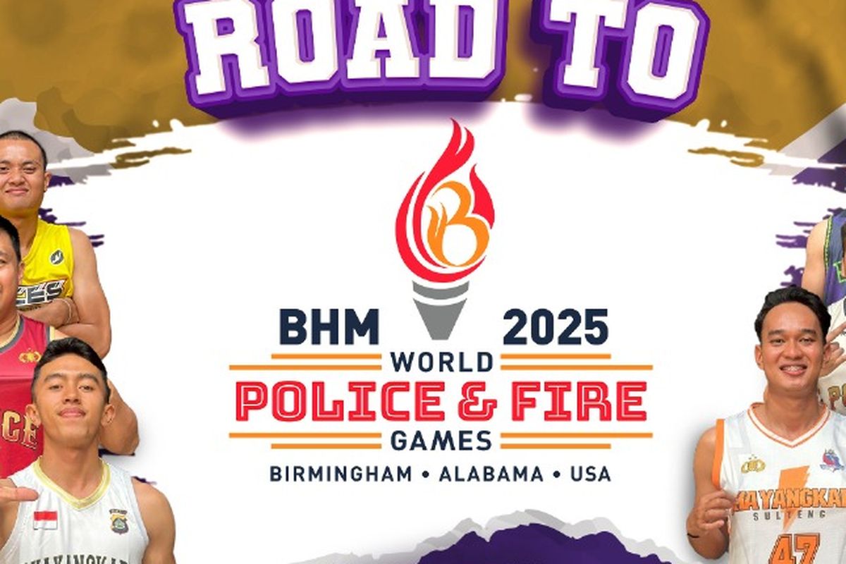 basket, Polri, Bhayangkara Basketball, Basket, world police and fire games 2025, Bhayangkara Basketball Wakili Indonesia di World Police & Fire Games 2025