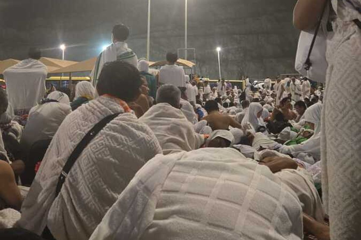 jemaah haji, Muzdalifah, mabit di muzdalifah, Jemaah Haji Indonesia Telah Tinggalkan Muzdalifah pada Jumat Pagi