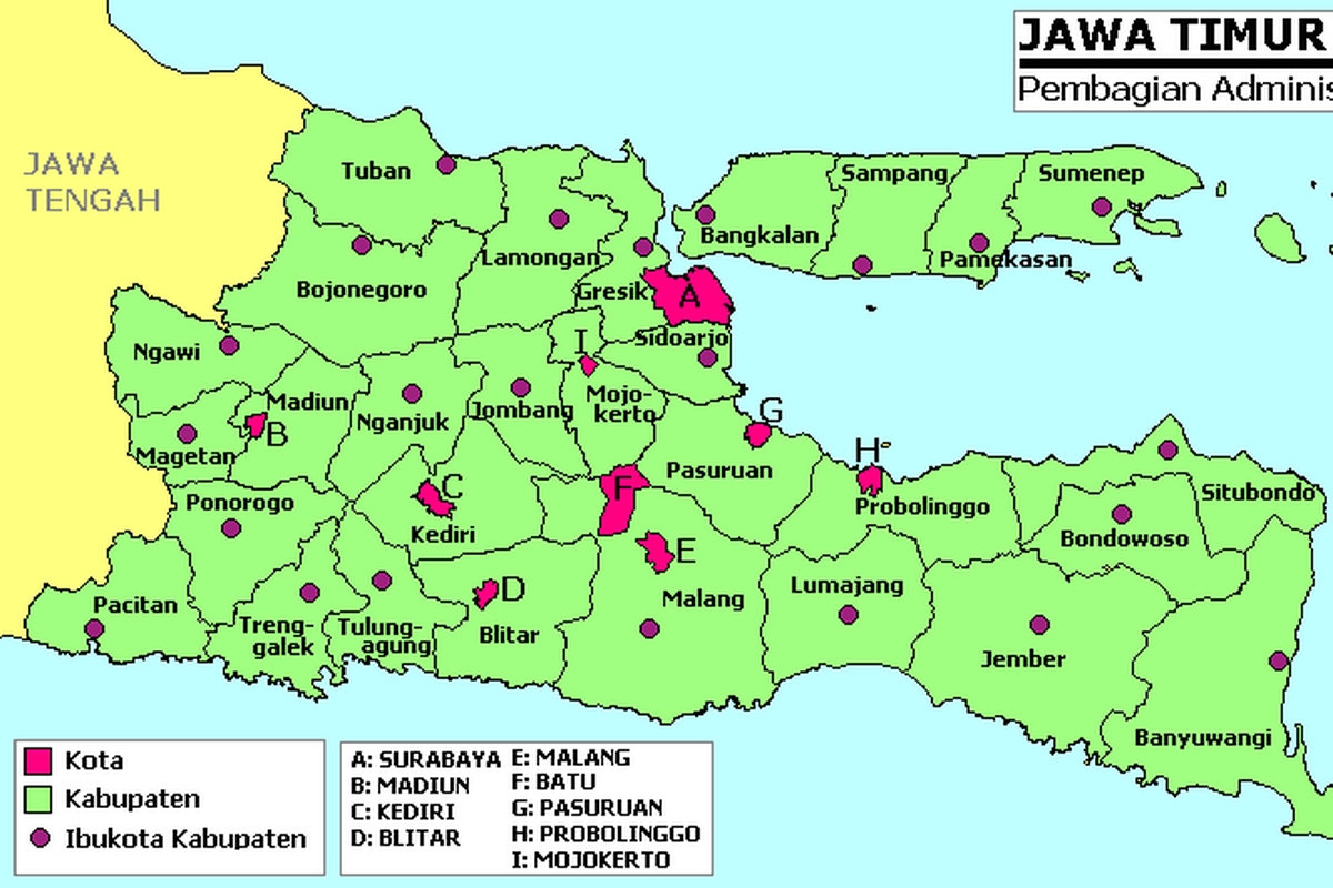 wilayah Tapal Kuda, Jawa Timur, 7 Kabupaten di Jawa Timur yang Masuk Wilayah Tapal Kuda, Mana Saja?