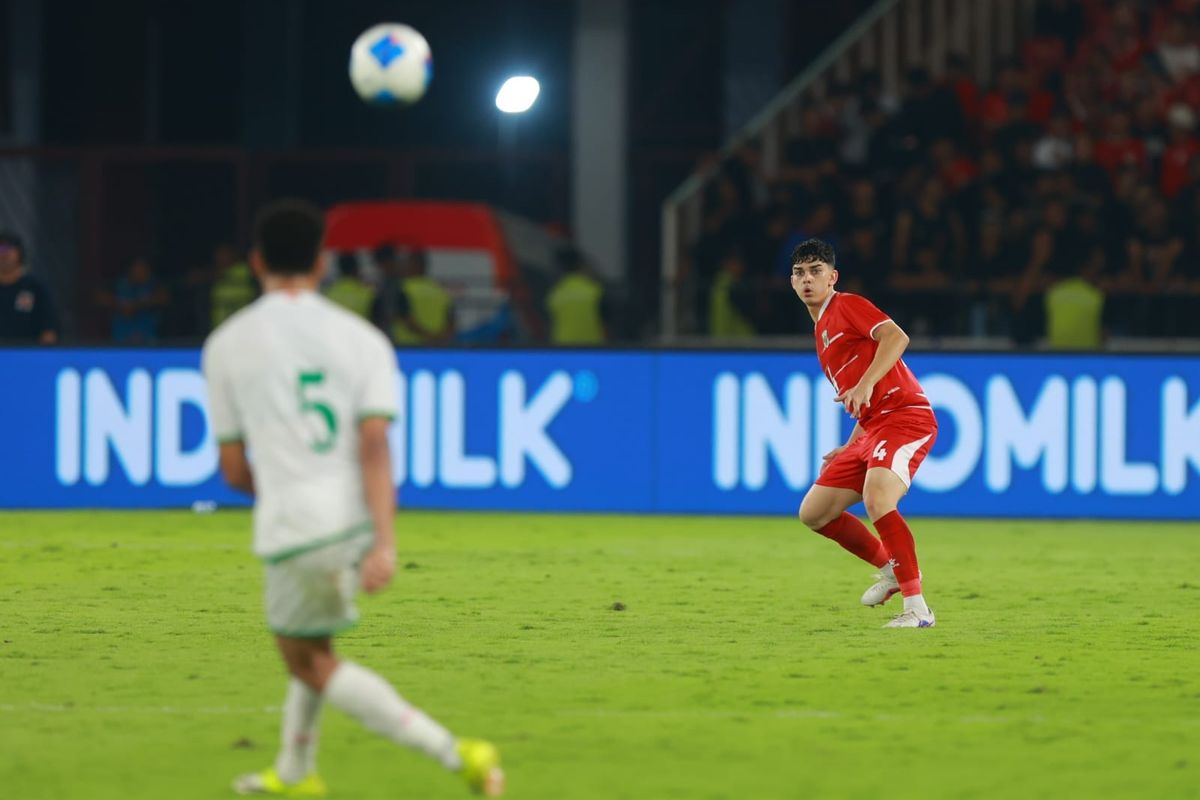 Timnas, Indonesia, Oman, FIFA Matchday, Garuda Championship Series, Mathew Baker, John Herdman, Rizky Ridho, Arkhan Kaka, Lampaui Arkhan Kaka, Mathew Baker Jadi Debutan Termuda Timnas Indonesia