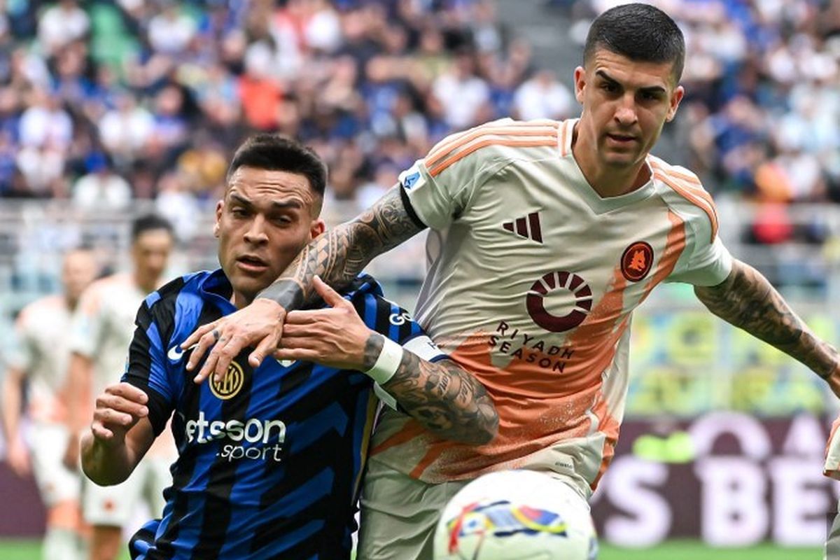 Inter Milan, AS Roma, Liga Italia, Serie A, Hasil Liga Italia, Inter vs Roma, Inter Milan vs AS Roma, as roma, serie a, inter milan, Hasil Inter Vs Roma, Hasil Inter Vs Roma 0-1: Nerazzurri Alami Tiga Kekalahan Beruntun