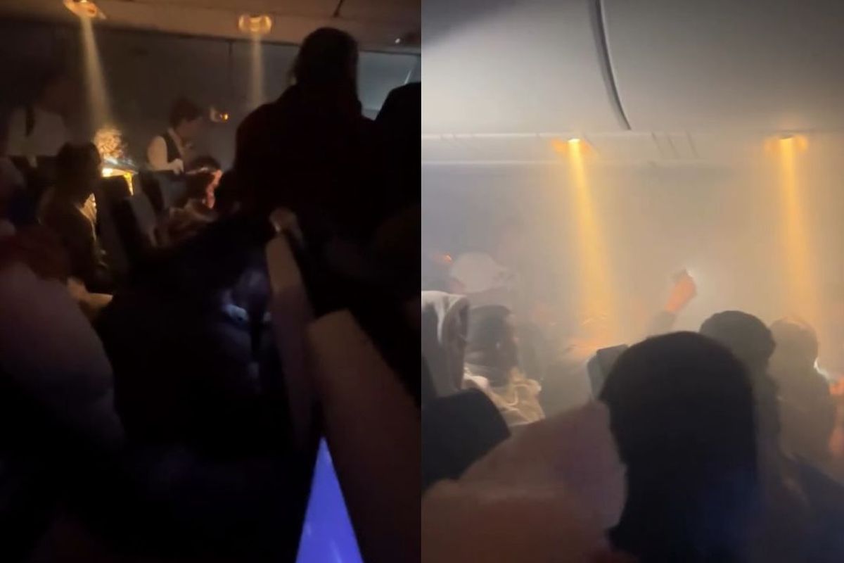 Powerbank, meledak, Kabin pesawat, Pesawat Terbang, Powerbank Terbakar di Pesawat KLM, Kabin Dipenuhi Asap Penumpang Panik, Dipenuhi asap, Penanganan cepat kru KLM saat terjadi insiden di kabin pesawat, Penanganan cepat oleh kru kabin, Risiko powerbank di pesawat