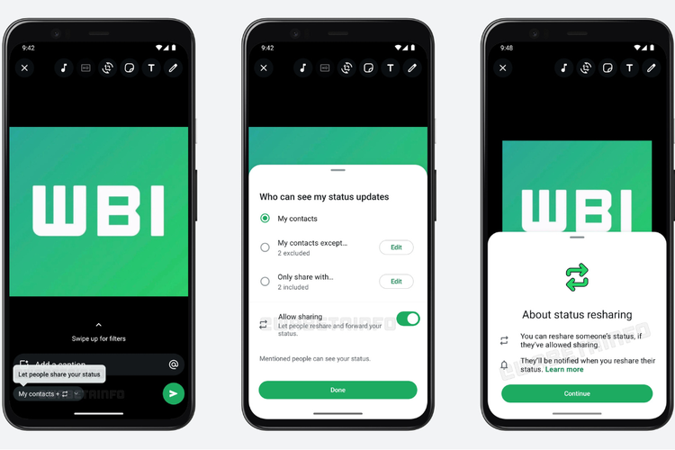 WhatsApp, fitur baru, Status WA, download, status WhatsApp, tema chat whatsapp, 3 Calon Fitur Baru WhatsApp, Reshare Status hingga Download Hemat Kuota