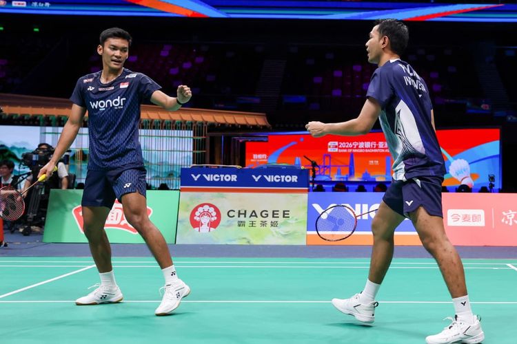 Piala Thomas, Indonesia vs Aljazair, Jonathan Christie, Alwi Farhan, Anthony Ginting, Fajar Alfian, Muhammad Shohibul Fikri, Hasil Piala Thomas 2026 Indonesia Vs Aljazair: Raymond/Joaquin Tutup Kemenangan 5-0