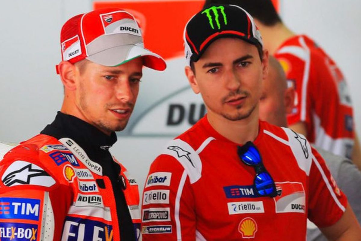 MotoGP, Jorge Lorenzo, Casey Stoner, juara dunia MotoGP, ducati, Casey Stoner, Pebalap yang Punya Insting Paling Tajam