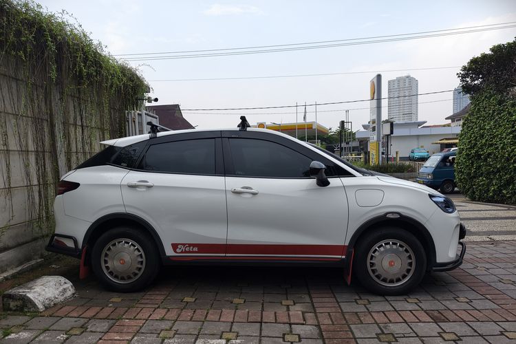 Neta V II, modifikasi, Ketika Mobil Listrik Neta V II Disulap Jadi Rally Look