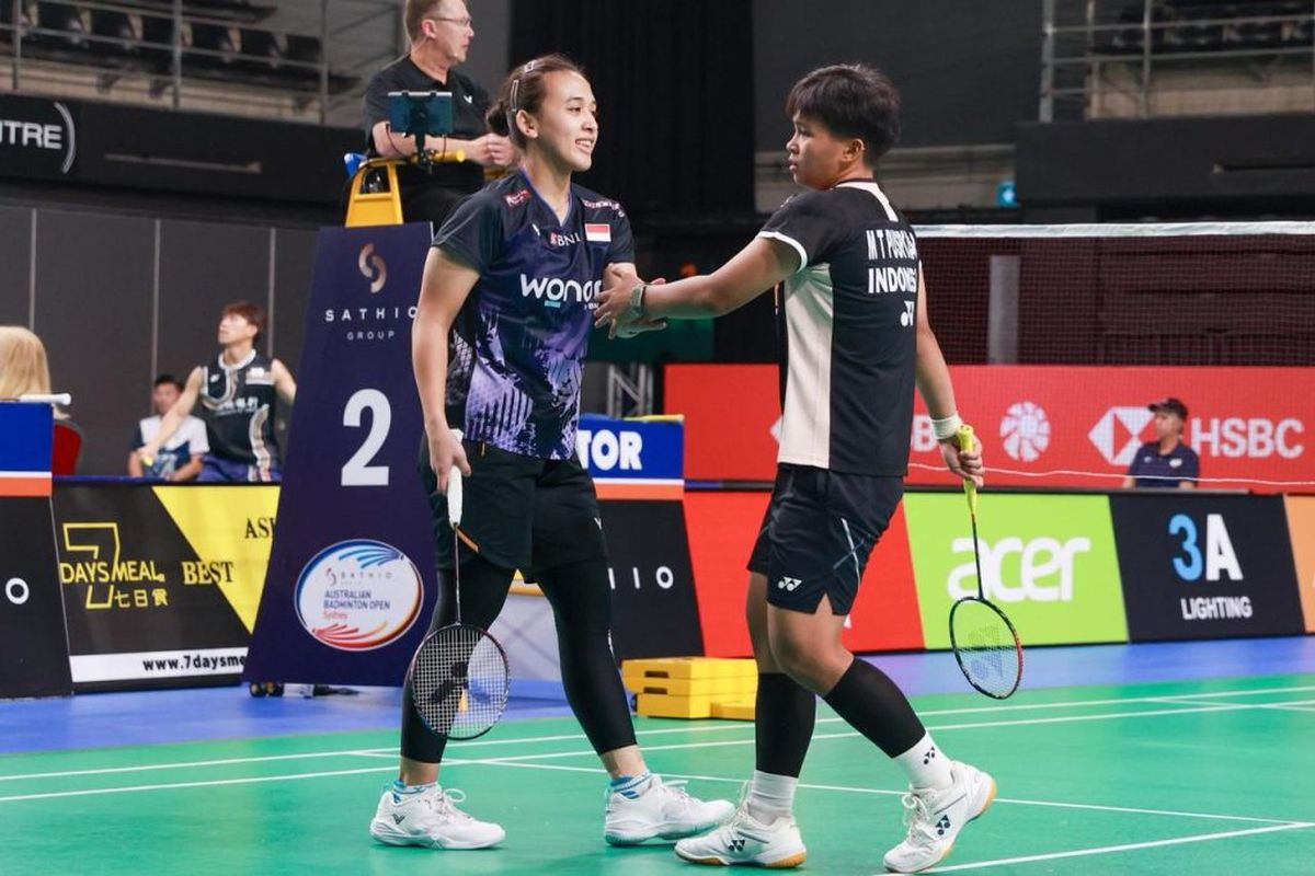 Febriana Dwipuji Kusuma, Meilysa Trias Puspitasari, Febi Setianingrum, Australian Open, Australian Open 2025, Rachel Allessya Rose, All Indonesian Final di Sektor Ganda Putri Australian Open 2025