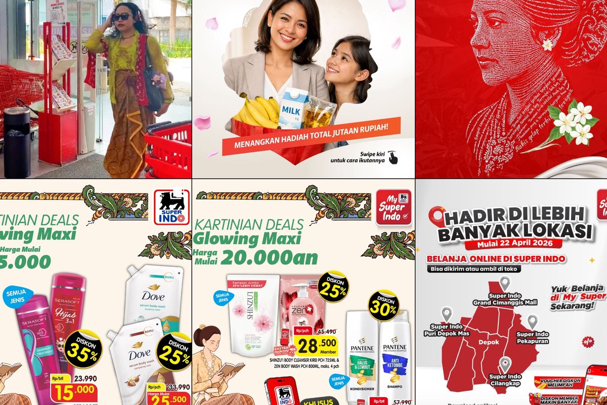 Superindo, diskon Superindo, promo Superindo, Promo Superindo Hari Ini 22 April 2026, Produk Perawatan Tubuh Diskon 35 Persen, 1. Pack Besar Diskon Besar (hari ini terakhir), 2. Ambil dan Isi Sepuasnya Udang (hingga 29 April), 3. Protein Tinggi Harga Bikin Happy (hari ini terakhir), 4. Serba Ayam Segar Diskon Spesial (hari ini terakhir), 5. Mie Beli Banyak Lebih Hemat (hari ini terakhir), 6. Ambil dan Isi Sepuasnya Bawang Putih (hingga 23 April), 7. Kartinian Deals Glowing Maxi (hari ini terakhir)