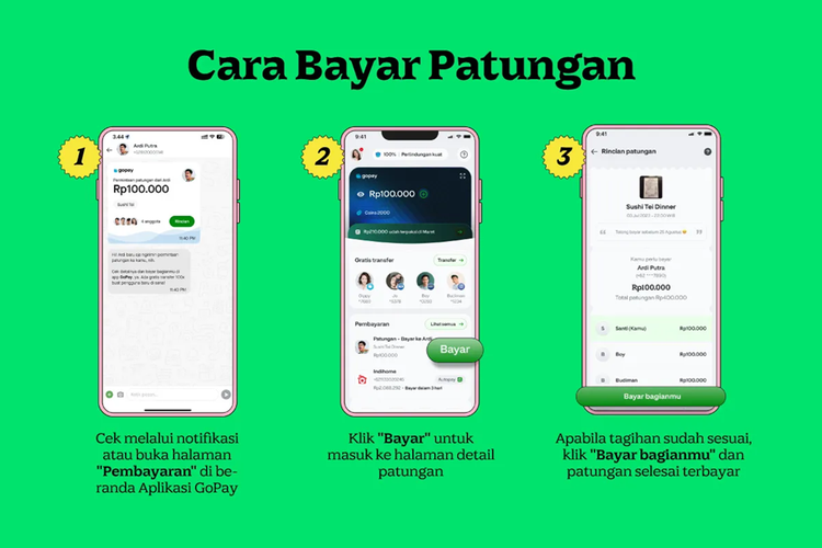 Line SplitBill, Split Bill, GoPay, Gopay, split bill, Gojek, Line Split Bill, Gopay Split Bill, fitur split bill di aplikasi Gopay, Cara Pakai GoPay Split Bill, Pengganti Line SplitBill yang Ditutup 30 Juli