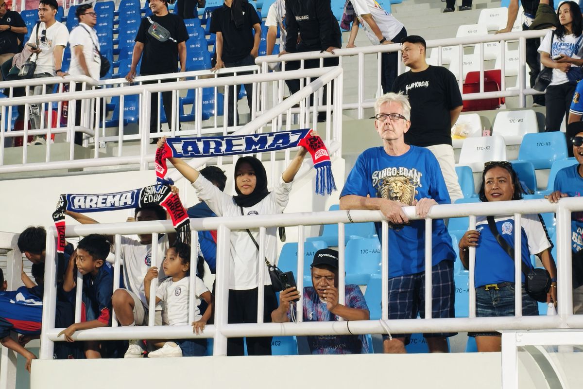 Liga Indonesia, Arema FC, Dewa United, Arema FC vs Dewa United, Alex Martins, Super League 2025 2026, HT Arema FC Vs Dewa United 0-1: Sundulan Alex Martins Jadi Pembeda