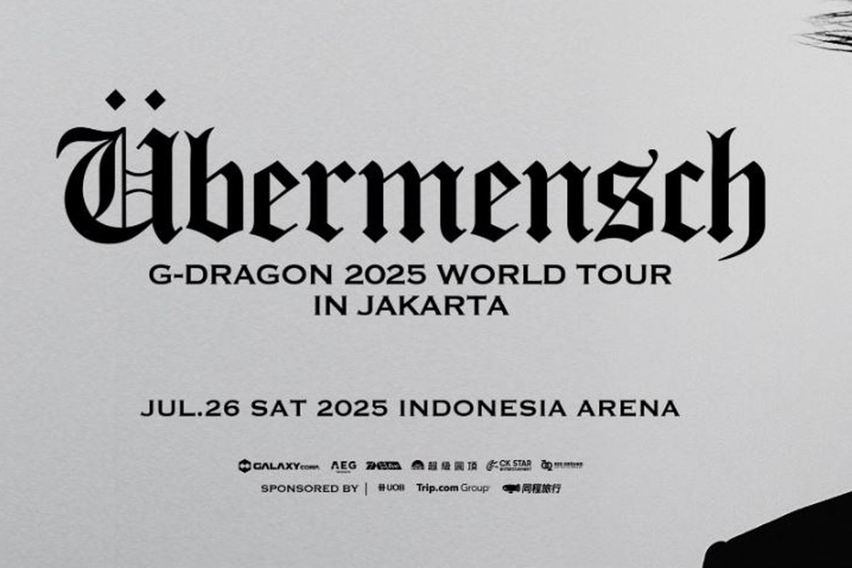 G-Dragon, Ubermensch, Konser G-Dragon Jakarta 2025, konser G-Dragon Jakarta 2025, ubermensch, ubermensch jakarta, konser g-dragon jakarta 2025, G-Dragon 2025 World Tour Ubermensch, link tiket konser G-Dragon Jakarta 2025, cara beli tiket konser G-Dragon Jakarta 2025, War Tiket Konser G-Dragon Jakarta 2025 Dibuka, Cek Harga, Link dan Cara Pembelian, Tiket Presale Ludes, General Sale Jadi Kesempatan Terakhir, Link Beli Tiket Konser G-Dragon Jakarta 2025, Daftar Harga Tiket Konser G-Dragon Jakarta 2025, Panduan Pembelian Tiket General Sale Konser G-Dragon Jakarta 2025