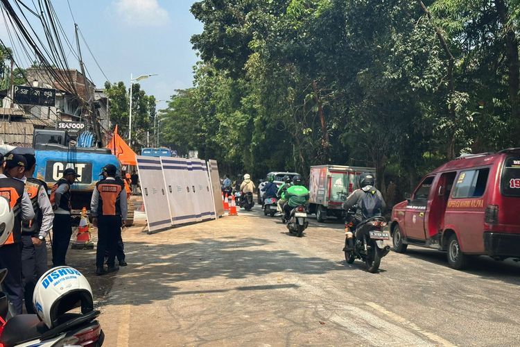 Jalan Raya Lenteng Agung, Jalan Lenteng Agung, Jalan Raya Lenteng Agung Arah Depok Sudah Dibuka Penuh