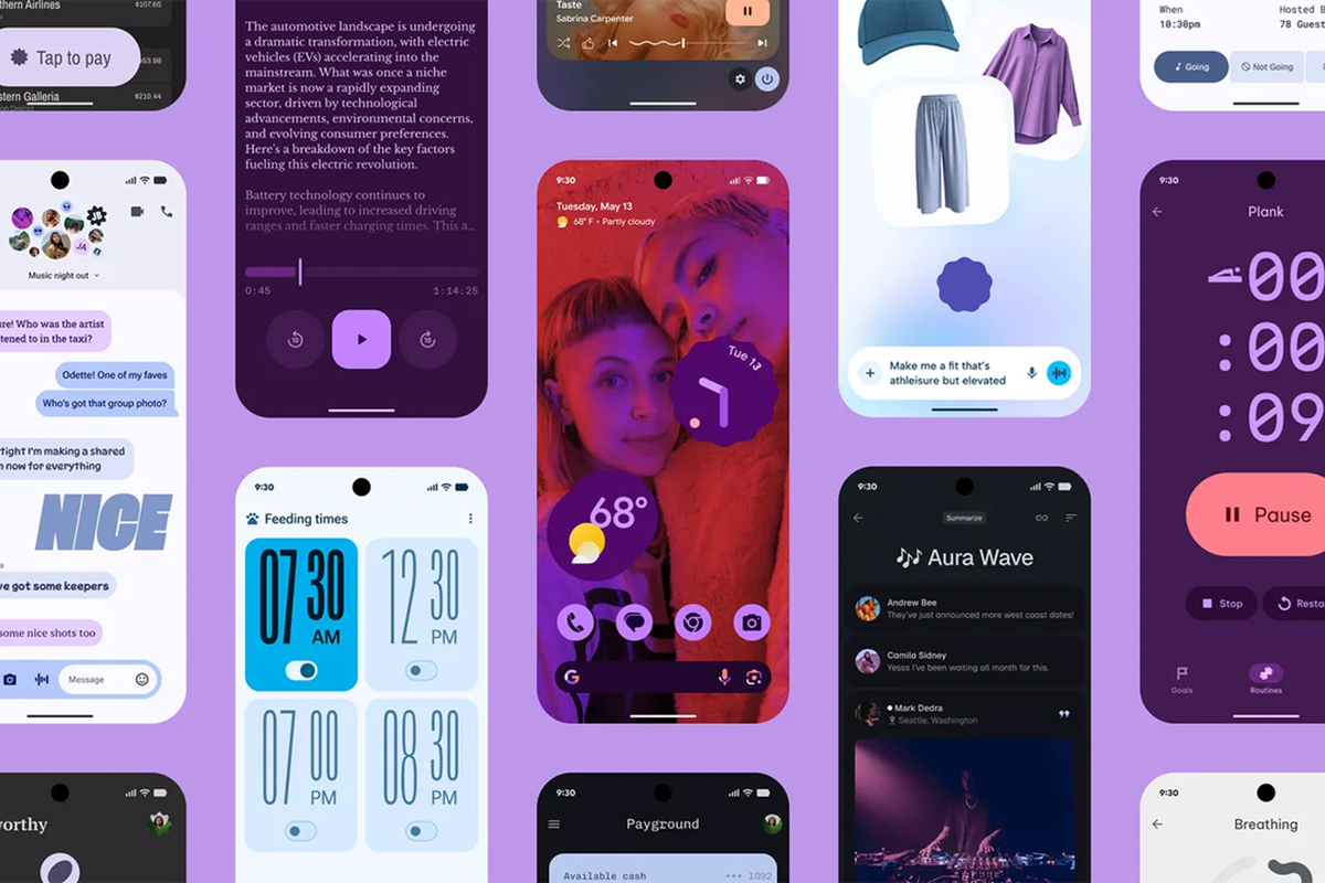 Google, Material 3 Expressive, bahasa desain, Android 16, material 3 expressive design, Google Segarkan Tampilan Android lewat Material 3 Expressive, Ini Bedanya, 1. Animasi dan Gerakan yang Lebih Alami, 2. Warna Dinamis yang Lebih Kaya dan Personal, 3. Tipografi Baru yang Lebih Kuat dan Jelas, 4. Bentuk, Transisi, dan Komponen Baru, 5. UI Sistem yang Lebih Canggih dan Fleksibel, 6. Fitur Live Updates