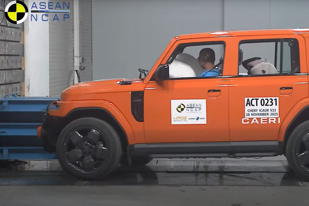 SUV listrik, ASEAN NCAP, Chery iCAUR V23, Chery iCAUR V23 Raih Rating 5 Bintang ASEAN NCAP