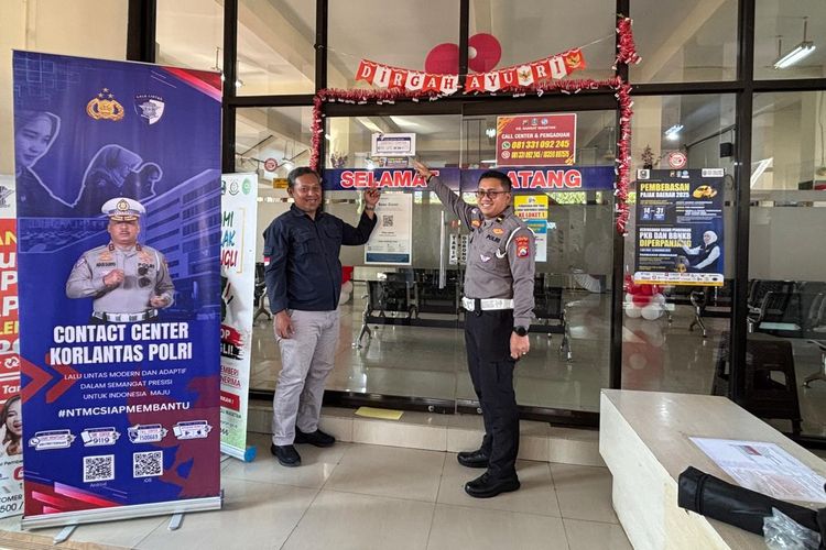 Contact Center Korlantas Polri, Layanan Contact Center Korlantas, Kontak Polantas, Samsat Polres Magetan Sosialisasi Contact Center Korlantas Polri