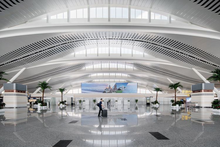 Yantai Penglai Internasional Airport, China, bandara dengan desain terindah di dunia, Bandara Ini Punya Desain Terindah di Dunia, Seperti Apa Bentuknya?