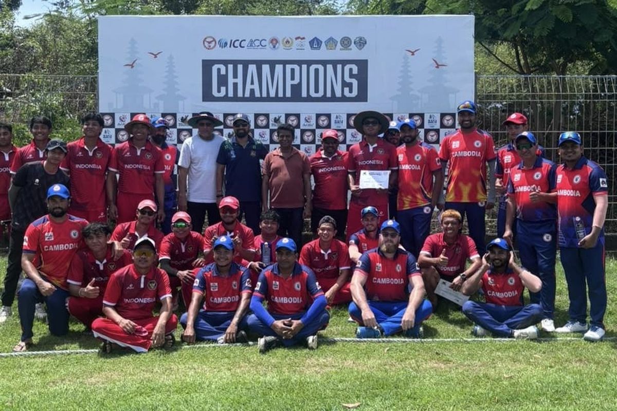 Persatuan Cricket Indonesia, Timnas Kriket Putra Indonesia Raih Hasil Dominan Atas Kamboja